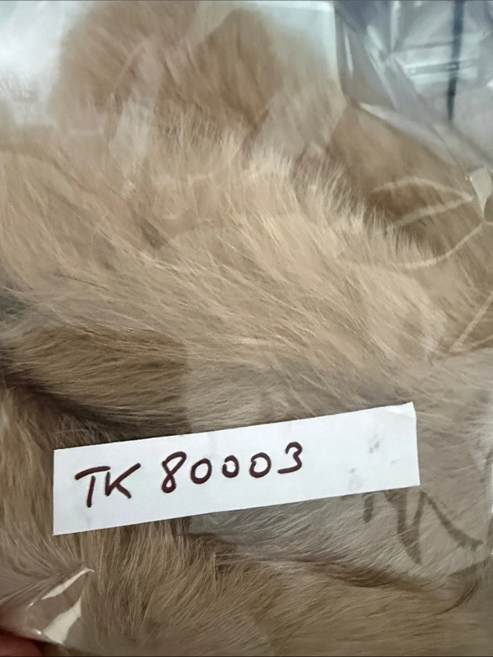 Genuine Fox fur clip on scarf